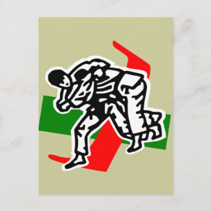Cartão Postal judo ju jitsu