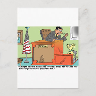 Cartão Postal Juiz Fala Com Cachorro No Banco De Testemunhas