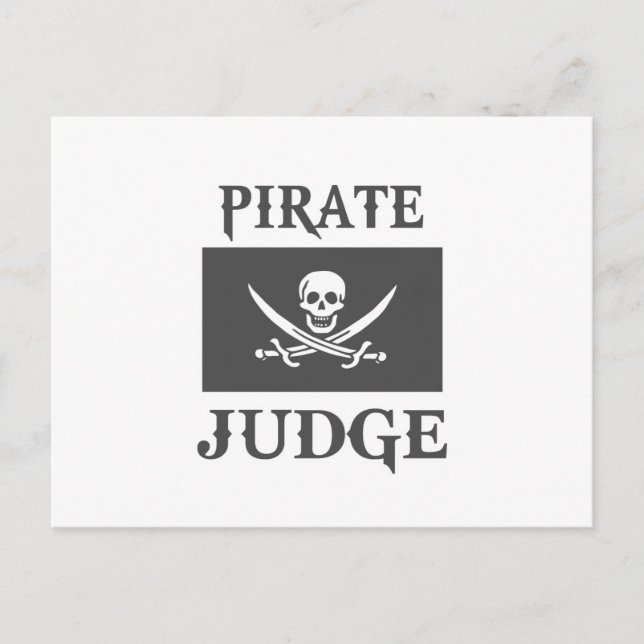 Cartão Postal Juíza Pirata (Frente)