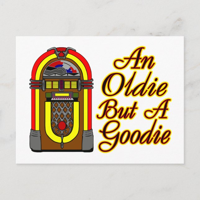 Cartão Postal Jukebox An Oldie Mas Um Goodie (Frente)