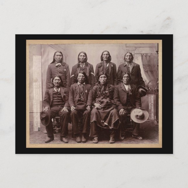 Cartão Postal Julgamento de muitos cavalos 1890 (Frente)