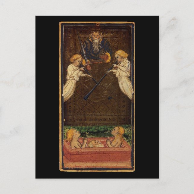 Cartão Postal Julgamento Tarot Card (Frente)