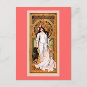 Cartão Postal Julia Arthur Poster vintage