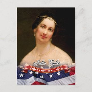 Cartão Postal Julia Tyler, Primeira-dama dos EUA