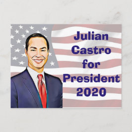 Cartão Postal Julian Castro pelo Presidente do Parlamento Europe