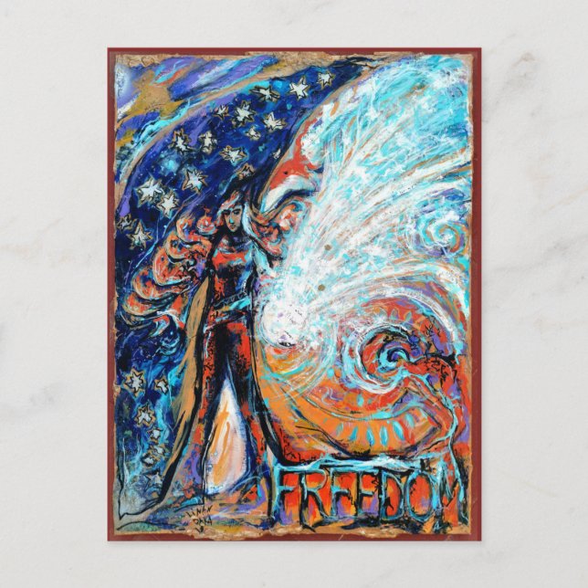 Cartão Postal Junction Card n.o 24: Liberdade (Frente)