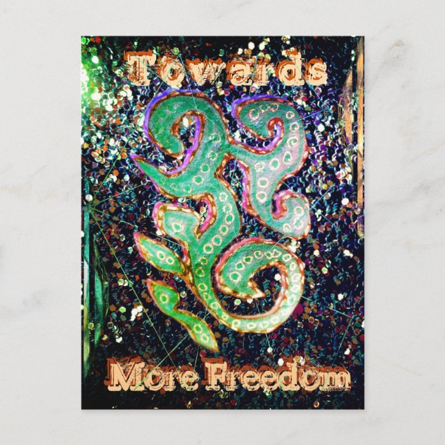 Cartão Postal Junction Card n.o 30: Para mais liberdade (Frente)