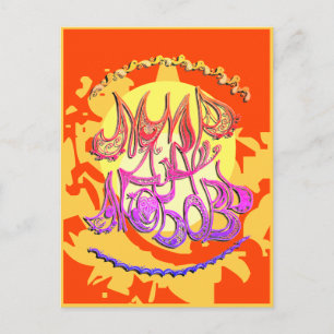 Cartão Postal Junction Card no 12a "Peace and Love" (em russo)