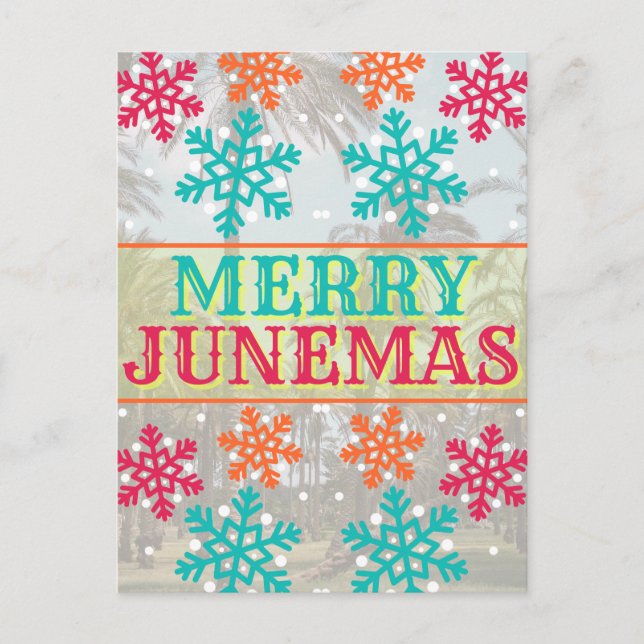 Cartão postal Junemas de feliz (Frente)