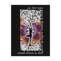 Jung Motivational Quote Tree Roots Heaven Mandala
