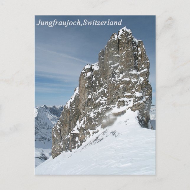 Cartão Postal Jungfraujoch,Cartão postal de Suiça (Frente)