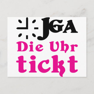 Cartão Postal junggesellenable / hochzeit