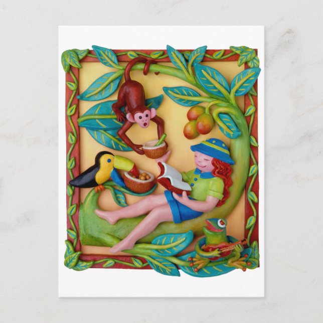 Cartão Postal Jungle Safari (Frente)