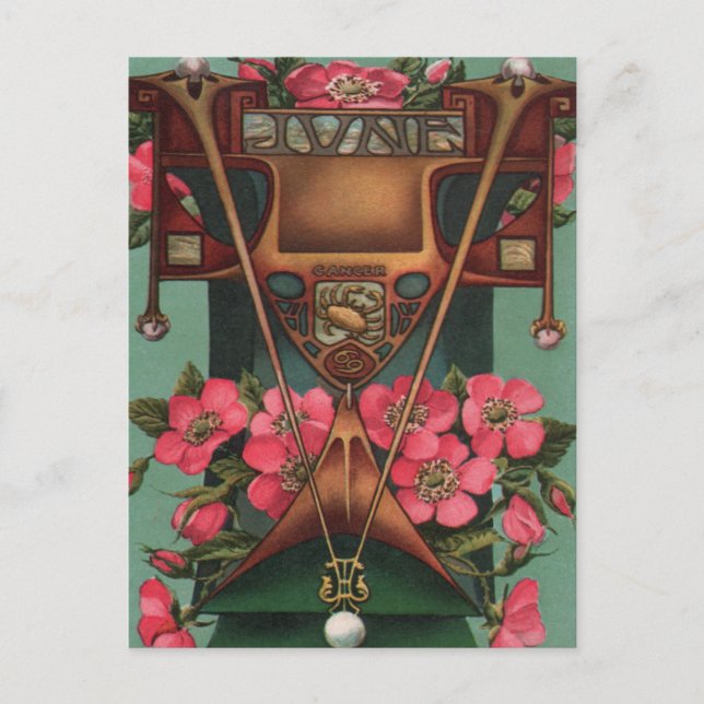 Cartão Postal Junho - Cancer (Frente)