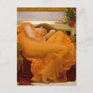Cartão Postal Junho flamejante de Sir Frederic Leighton