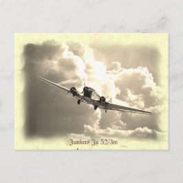 Cartão Postal Junkers Ju 52/3 m