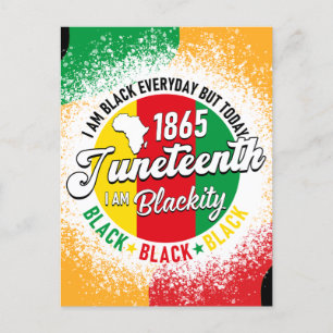 Cartão Postal Juntede 19 de junho de 1865 rainhas negras melanin