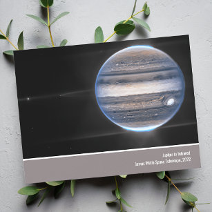 Cartão Postal Júpiter no Infravermelho, James Webb Space Telesco