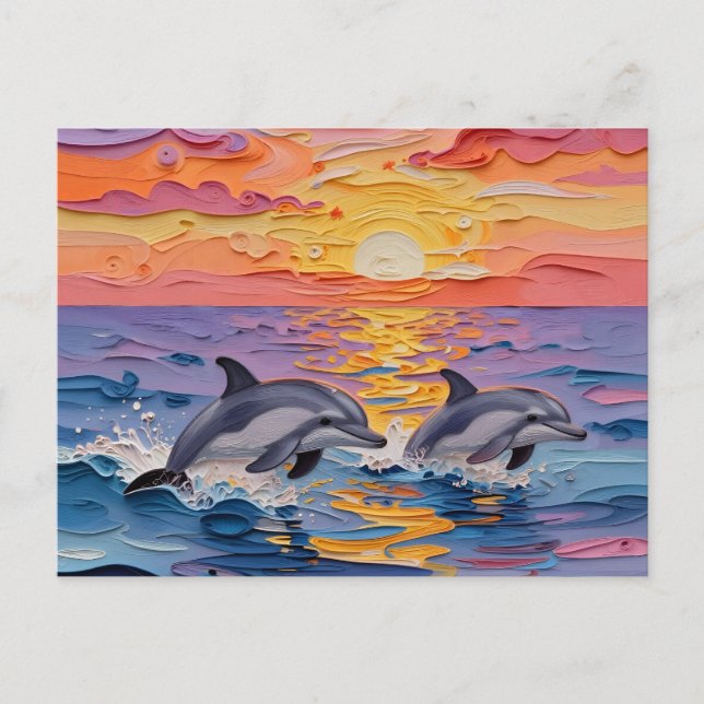 Cartão Postal Just Saying Hi | Keeping i Touch Tropical Vacation (Frente)