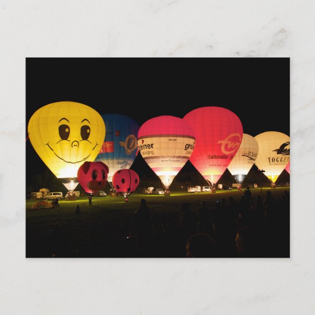 Cartão Postal Just smile....Balloon Postcard (Frente)