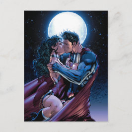 Cartão Postal Justice League #12 Wonder Woman & Superman Kiss