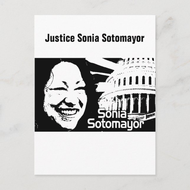Cartão Postal Justice Sotomayor (Frente)