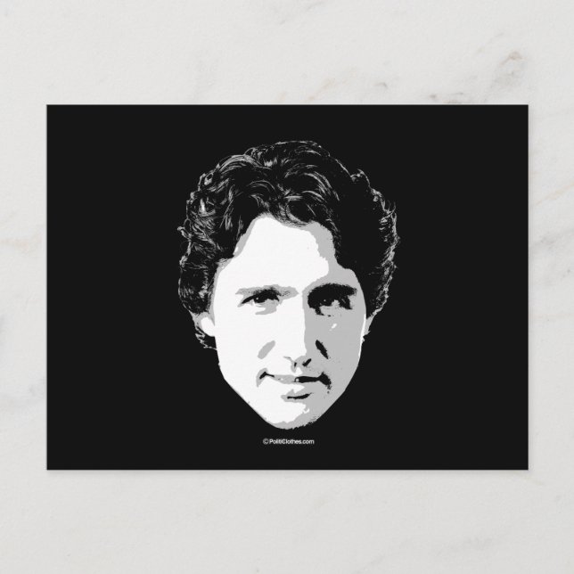 Cartão Postal Justin Trudeau Chefe do Cabelo -.png (Frente)