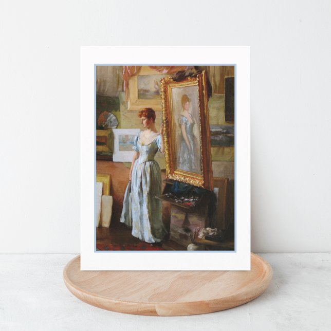 Cartão Postal Justo Crítico Charles Courtney Curran (Criador carregado)