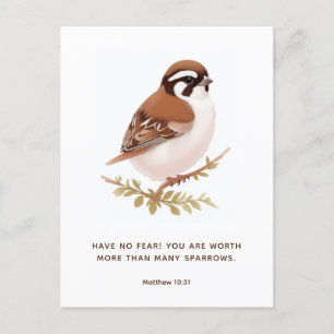 Cartão postal JW com Escritura, Mateus 10:3