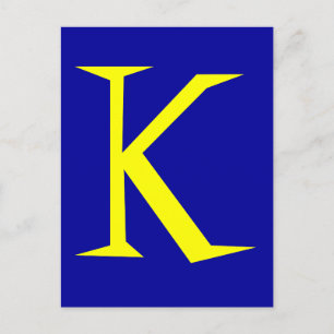 CARTÃO POSTAL K