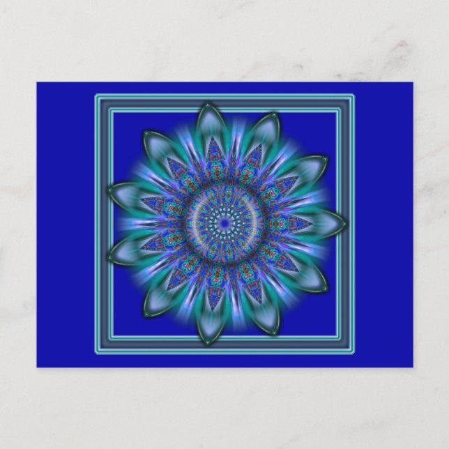 Cartão Postal K111 Blue Burst (Frente)
