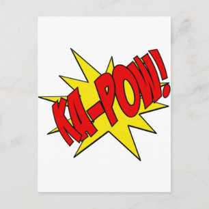 Cartão Postal ka-pow