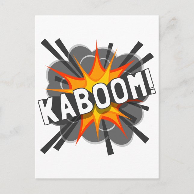 CARTÃO POSTAL KABOOM! (Frente)