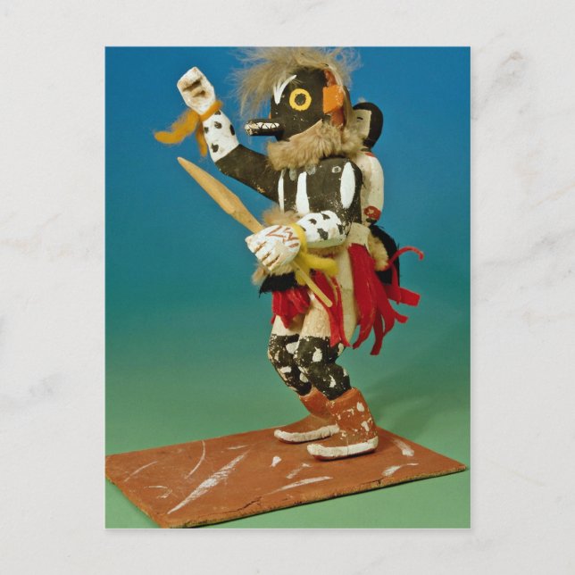 Cartão Postal Kachina doll, nativo americano (Frente)
