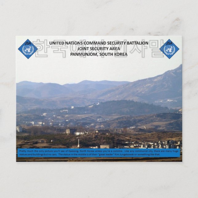 Cartão Postal Kaesong (Frente)