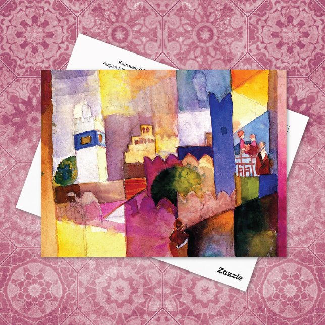 Cartão Postal Kairouan III Tunísia August Macke (Criador carregado)