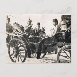 Cartão Postal Kaiser e Sultan