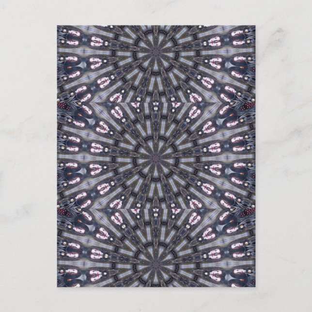 CARTÃO POSTAL KALEIDOSCÓPIO PSIQUEDÉLICO/MEMÓRIAS MÍSTICAS (Frente)