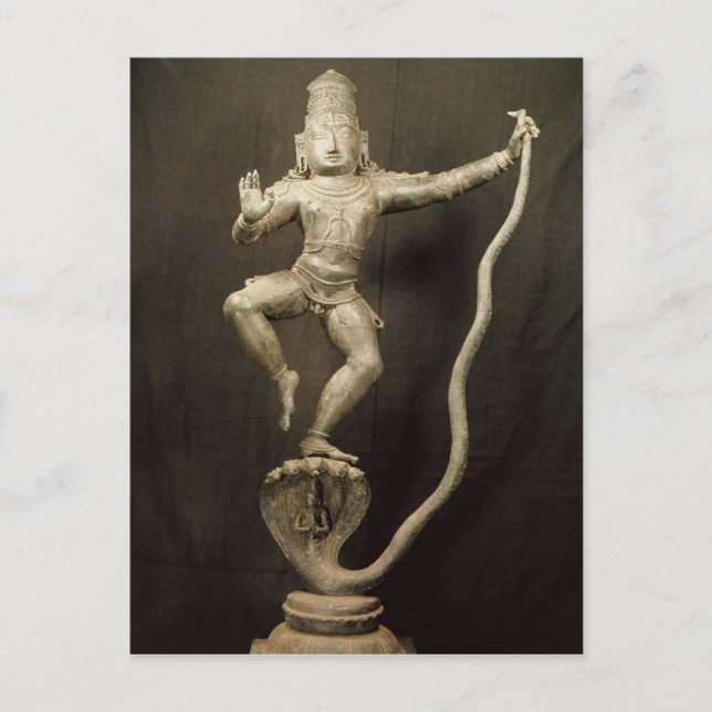 Cartão Postal Kaliya Krishna (Frente)