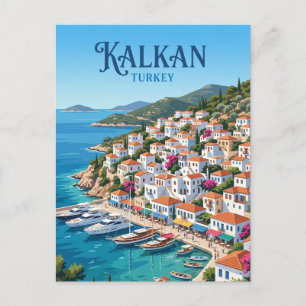 Cartão Postal Kalkan Turquia