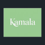 Cartão Postal Kamala Brat Kamala Harris para o Presidente 2024<br><div class="desc">Kamala Brat Kamala Harris para o Presidente 2024</div>