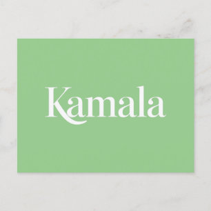 Cartão Postal Kamala Brat Kamala Harris para Presidente 2024 