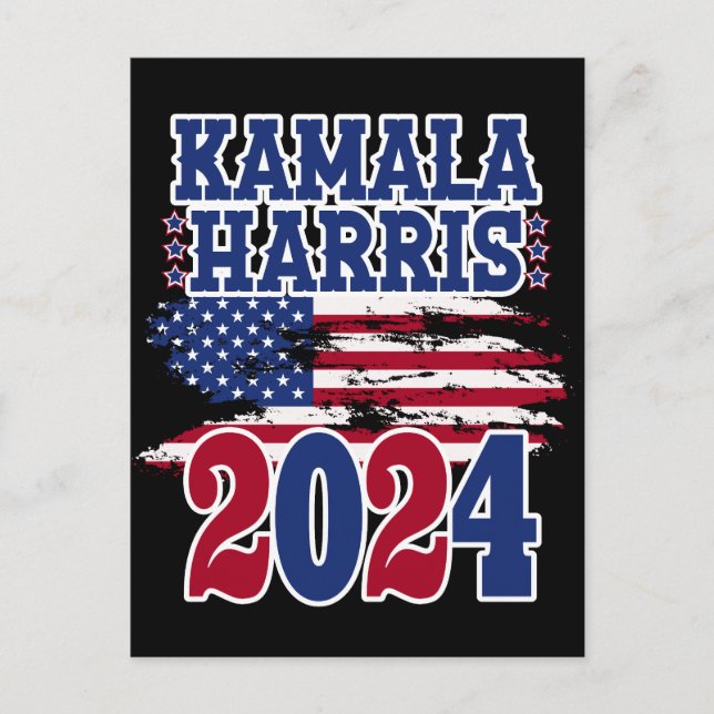 Cartão Postal Kamala Harris (Frente)