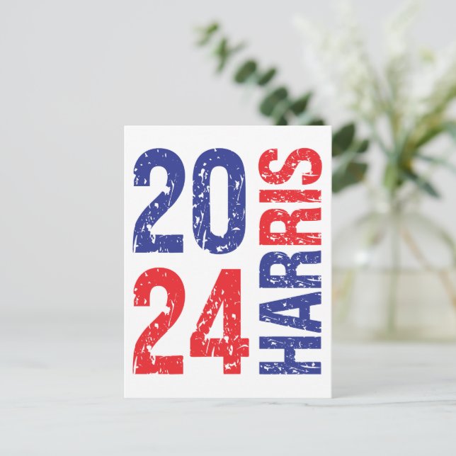 Cartão Postal Kamala Harris (Em pé/Frente)