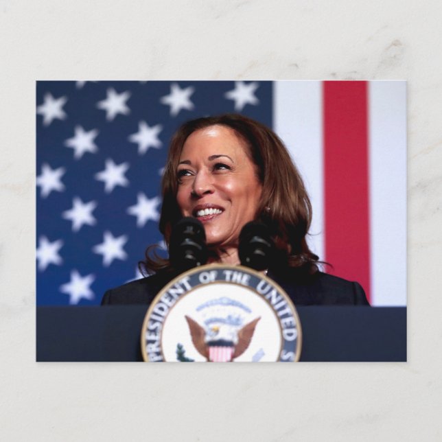 Cartão Postal Kamala Harris (Frente)