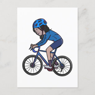Cartão Postal Kamala Harris Bike