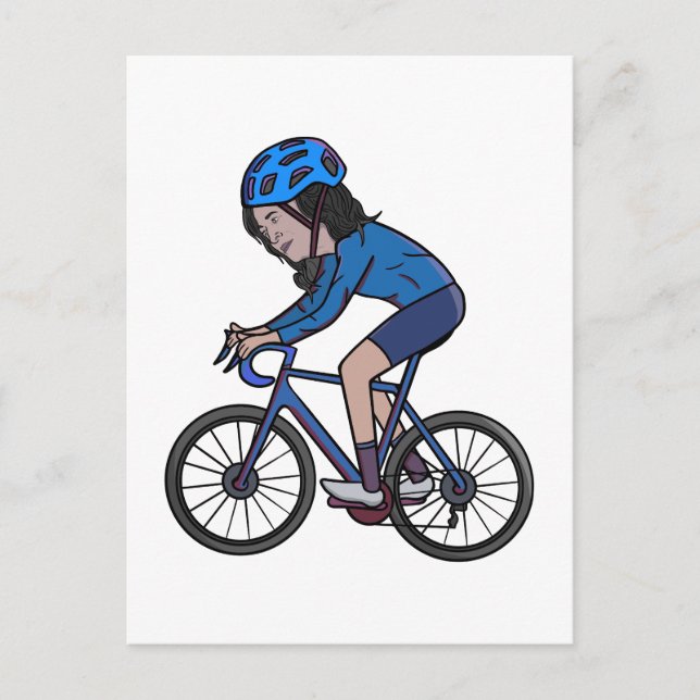 Cartão Postal Kamala Harris Bike (Frente)