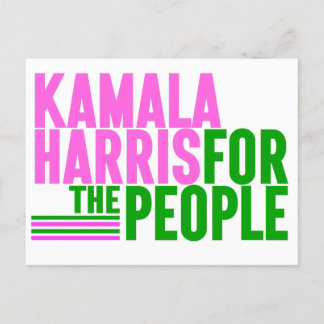 Cartão Postal Kamala Harris para o Cartão-Postal Pessoas