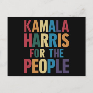Cartão Postal Kamala Harris Para O Presidente LGBT Orgulho gay R