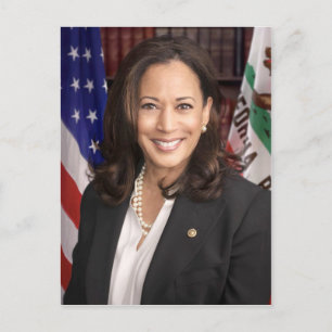 Cartão Postal Kamala Harris Vota Democrata VP Campanha 2020